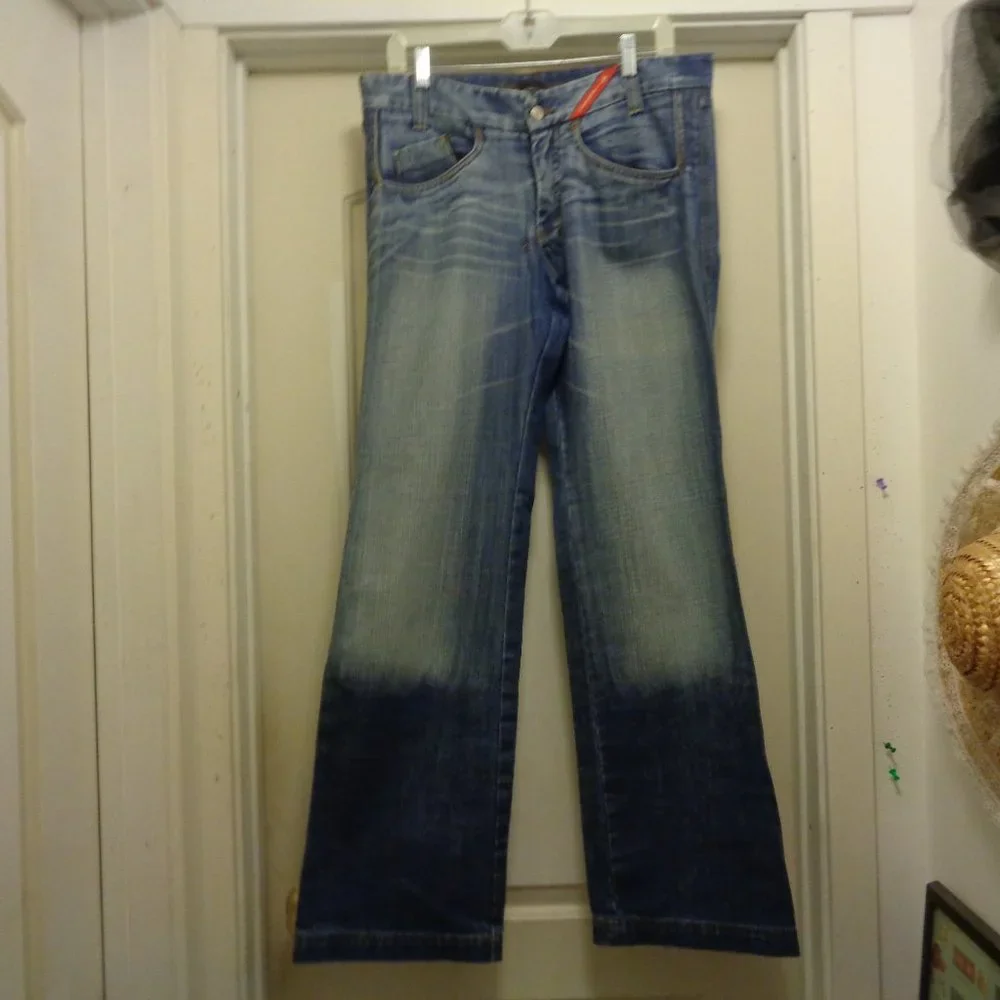CHAOS MENS PRE FADE JEANS 44